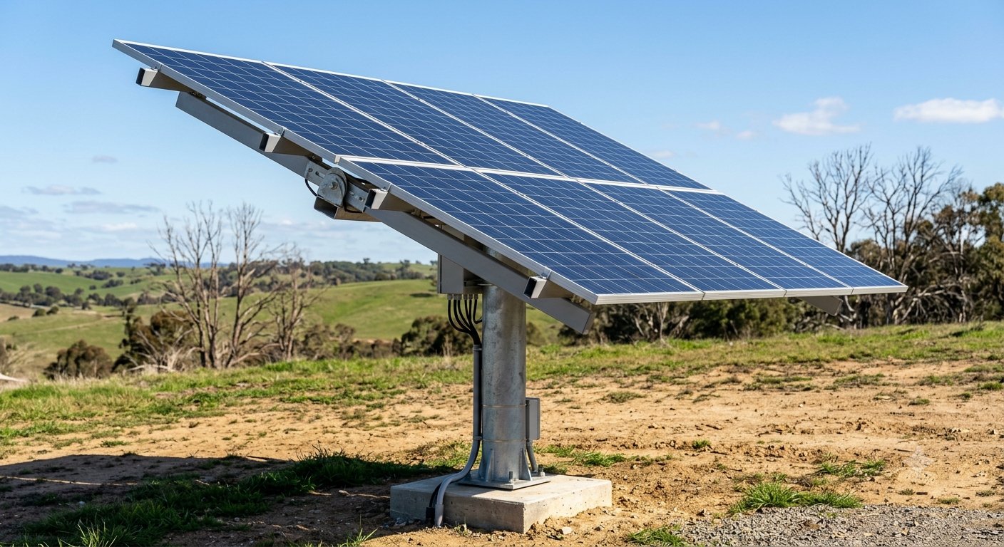 Single Pole Solar Panel Mounting Structure Jaipur